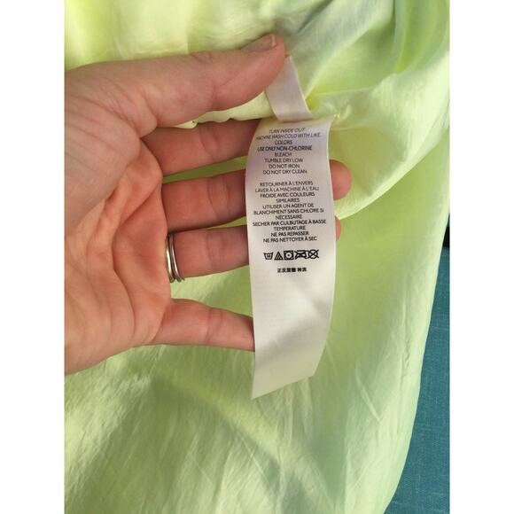 Pilcro Womens Swing Puffer Jacket Size L Green Teddy Coat Boho Gorpcore Outdoor - Picture 12 of 13